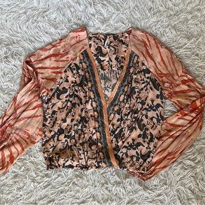 Free People Cruisin’ Together Printed Top